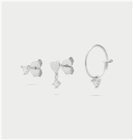 Pendientes Rue des Mille Mujer ESSENCE GEN 2025 in Plata ORZ-024 3PZ CUO RH